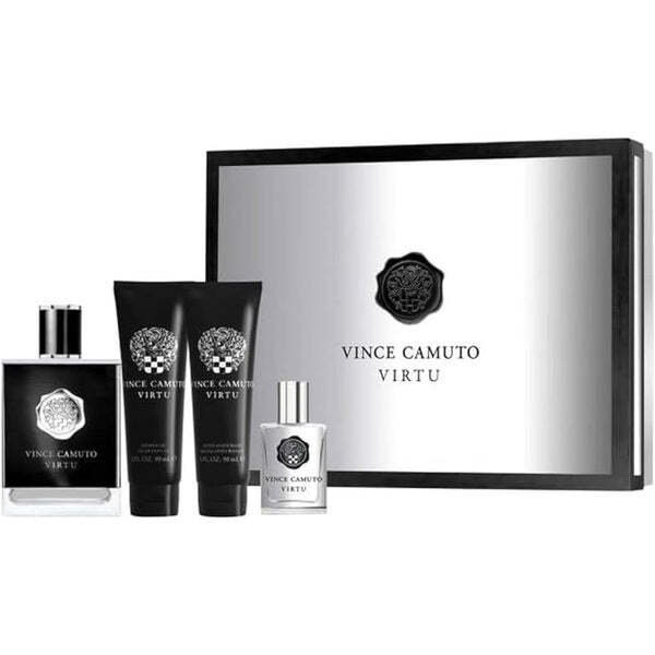 Vince Camuto Virtu gift set 100ml EDT and aftershave (British brand)
