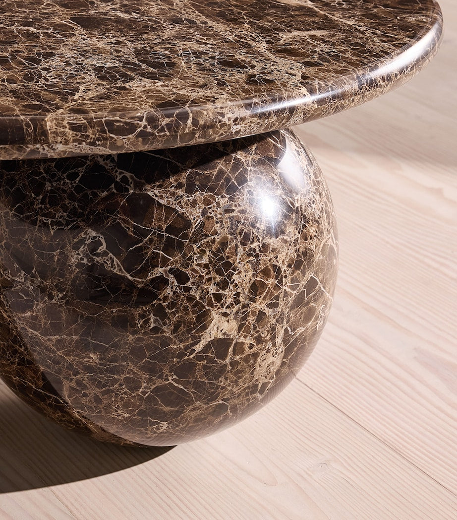 Soho Home Oxley coffee table in Dark Emperador marble - British product