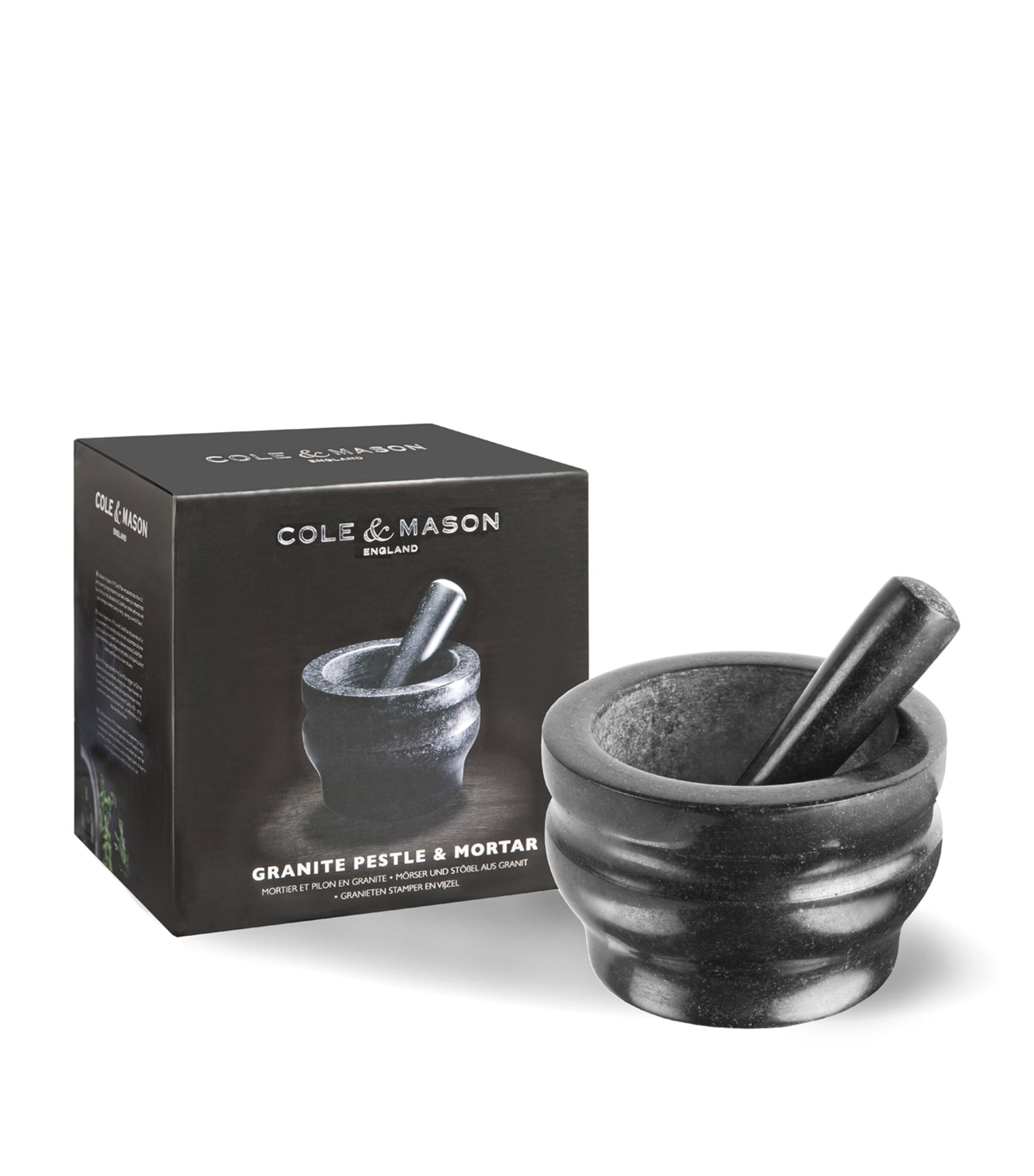 Cole & Mason granite pestle and mortar 18cm - British product