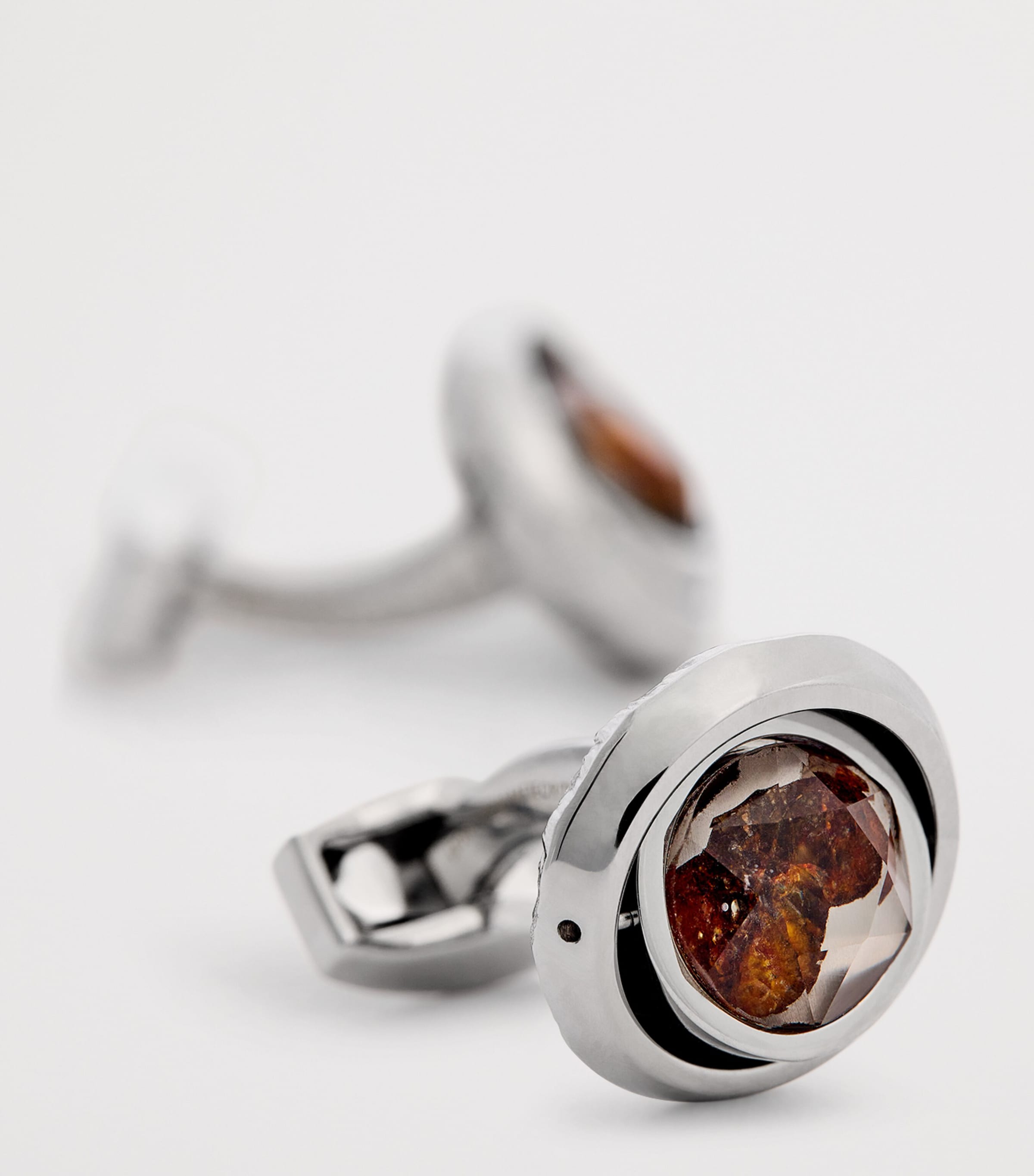 Tateossian meteorite cufflinks - British product