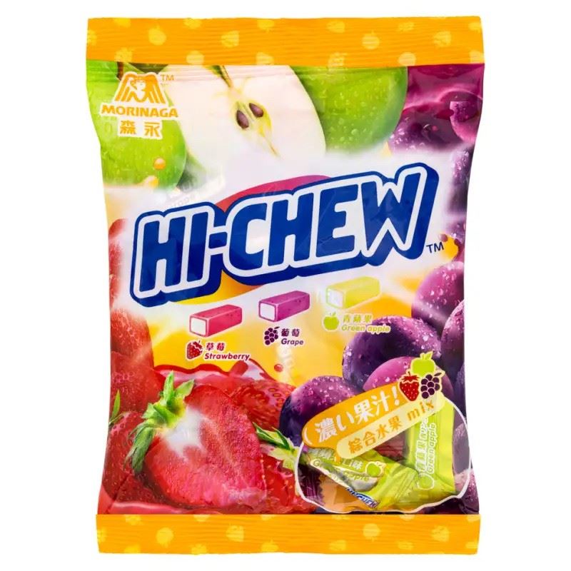 Morinaga Hi-Chew original mix grape green apple strawberry - British product