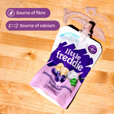 Little Freddie baby food pouch blueberry banana Greek style yogurt 100g - British product
