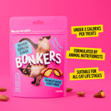 Bonkers salmon supreme cat treats 60g - British product