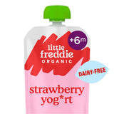 Little Freddie organic strawberry yoghurt baby pouch 90g - British product
