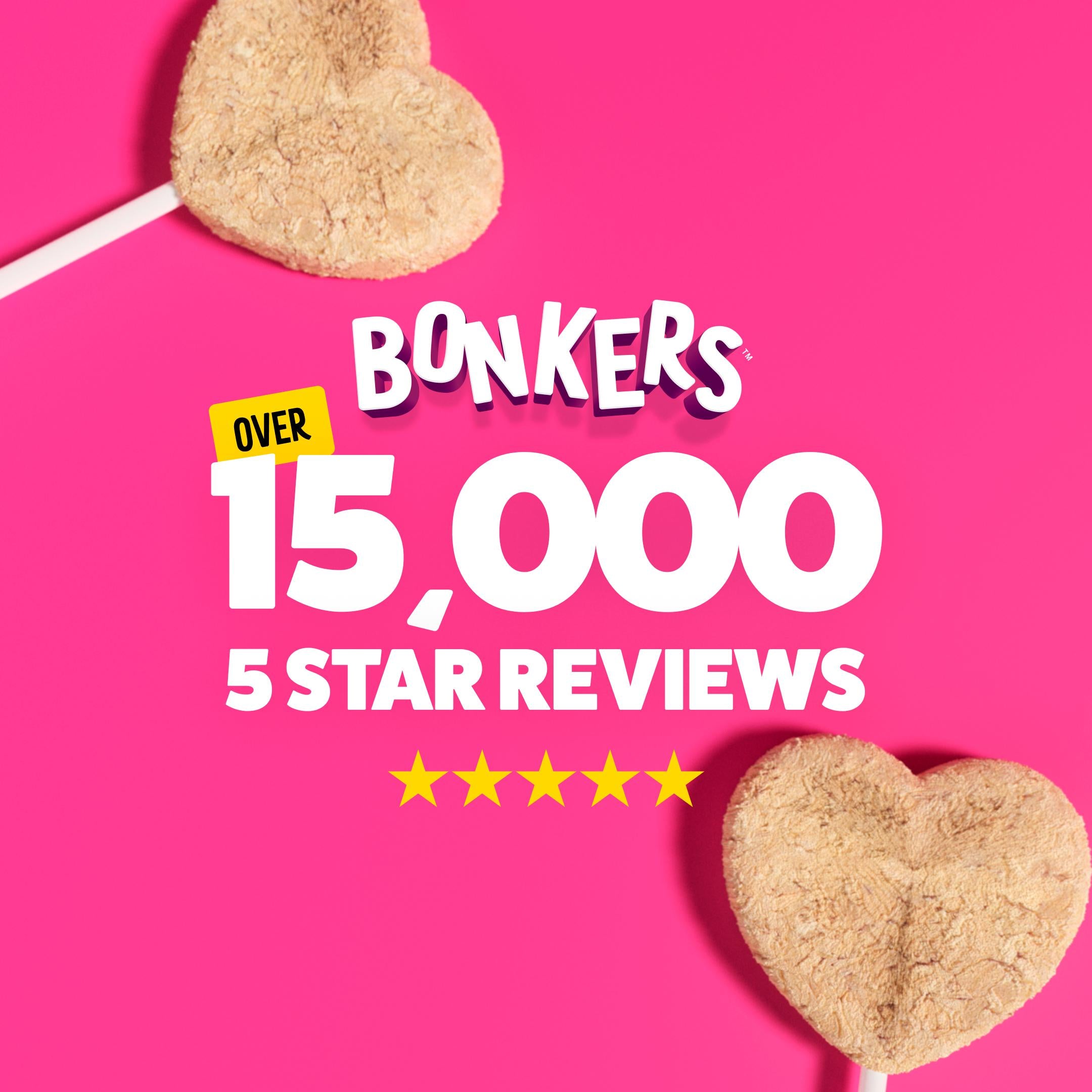 Bonkers cat treats tuna flavour pack of 4 - British product