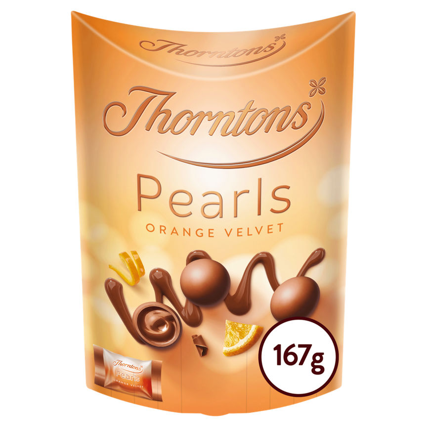 Thorntons Pearls Orange Velvet 167g GOODS ASDA   