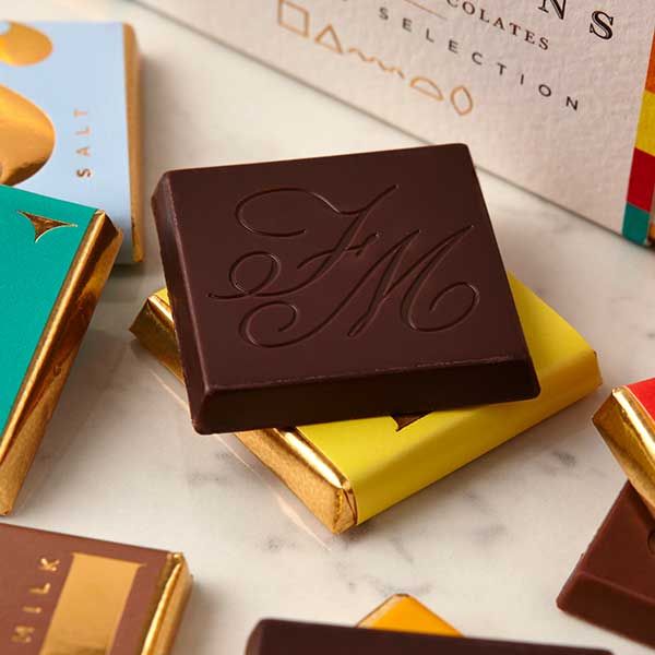 Fortnum's Napolitains assorted chocolate squares 182g, UK version
