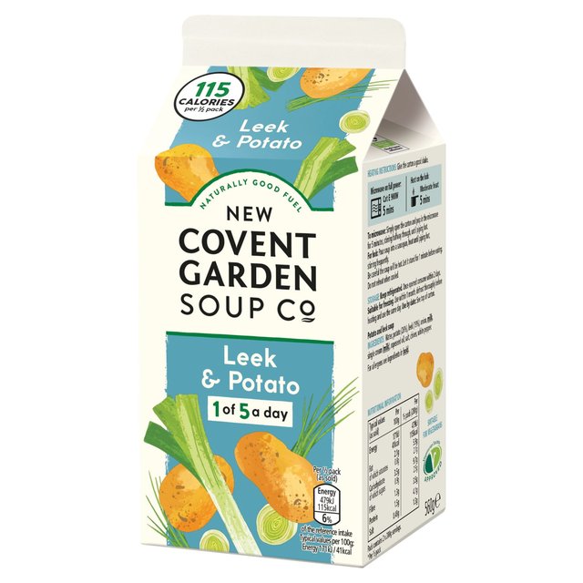 New Covent Garden Leek & Potato Soup   560g GOODS M&S   