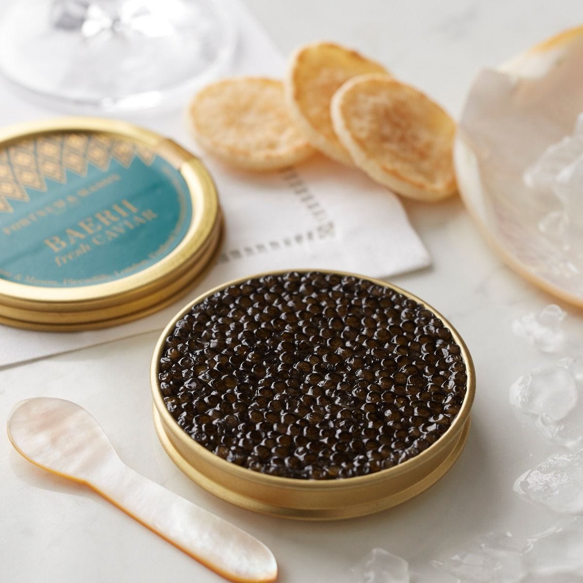 Baerii caviar 30g from China, imported from the UK