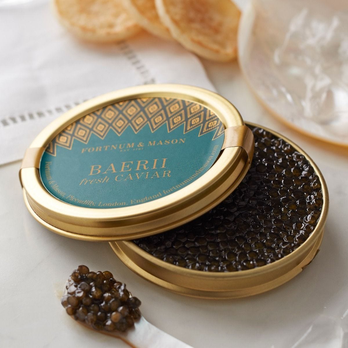 Baerii caviar 30g from China, imported from the UK