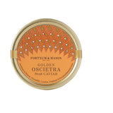Golden Oscietra caviar 30g with hand-graded golden eggs - British product