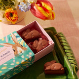 Milk chocolate matchbox bunnies 30g, imported from the UK