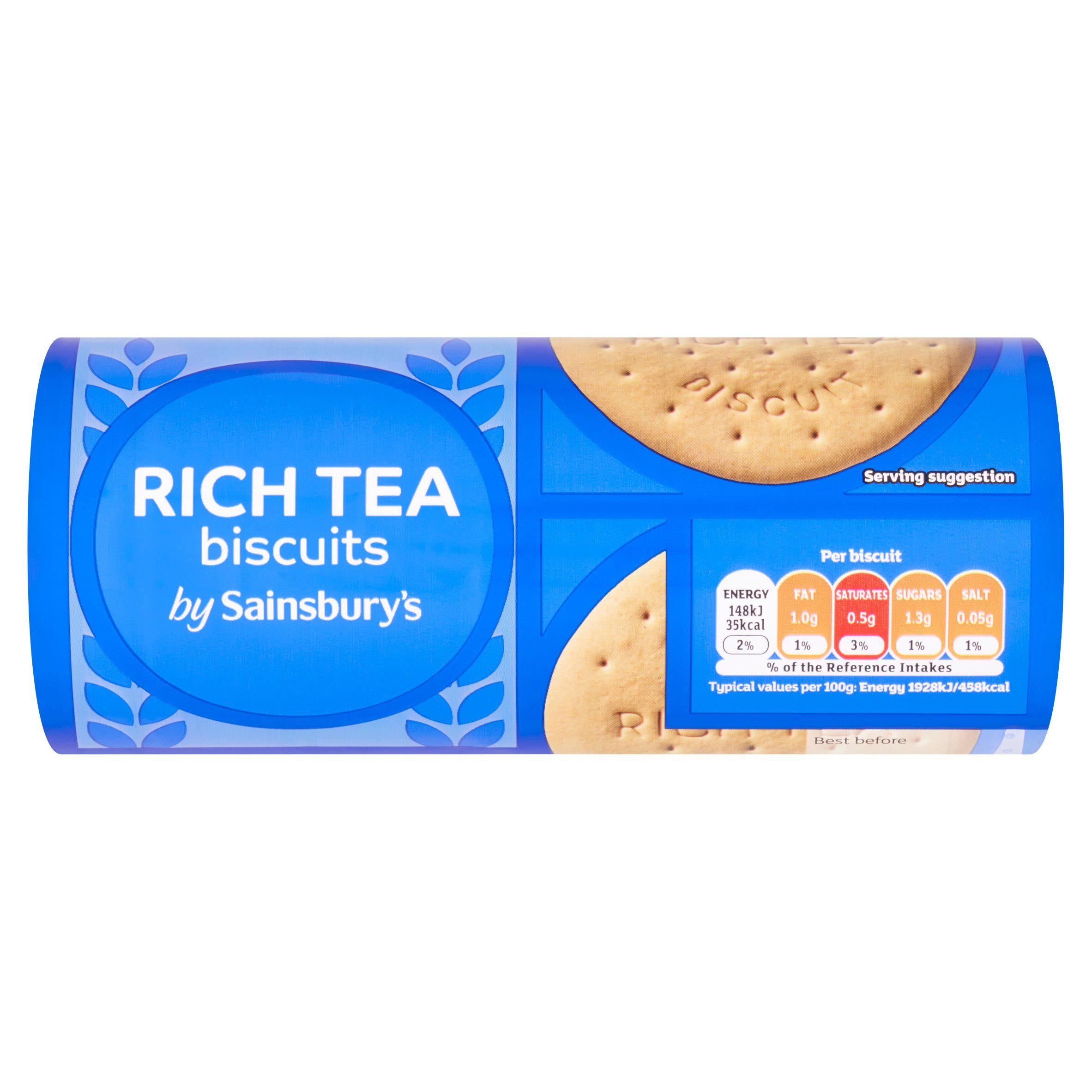 Sainsbury's Rich Tea Biscuits 200g Biscuit barrel Sainsburys   