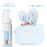 Glowjob tanning kit with extra dark mousse, imported from the UK
