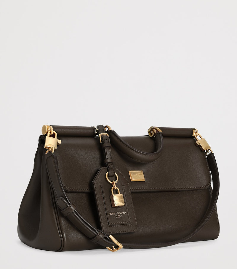 Dolce&Gabbana My Sicily shoulder bag calfskin brass details, imported from the UK