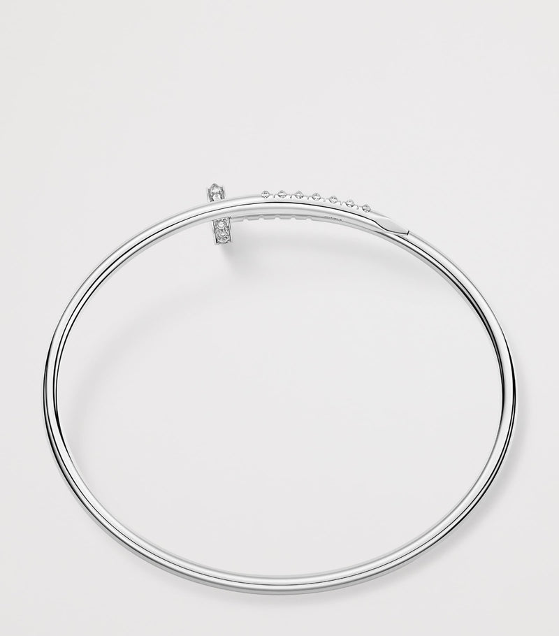 Cartier white gold diamond Juste Un Clou bracelet - British product