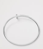 Cartier white gold diamond Juste Un Clou bracelet - British product