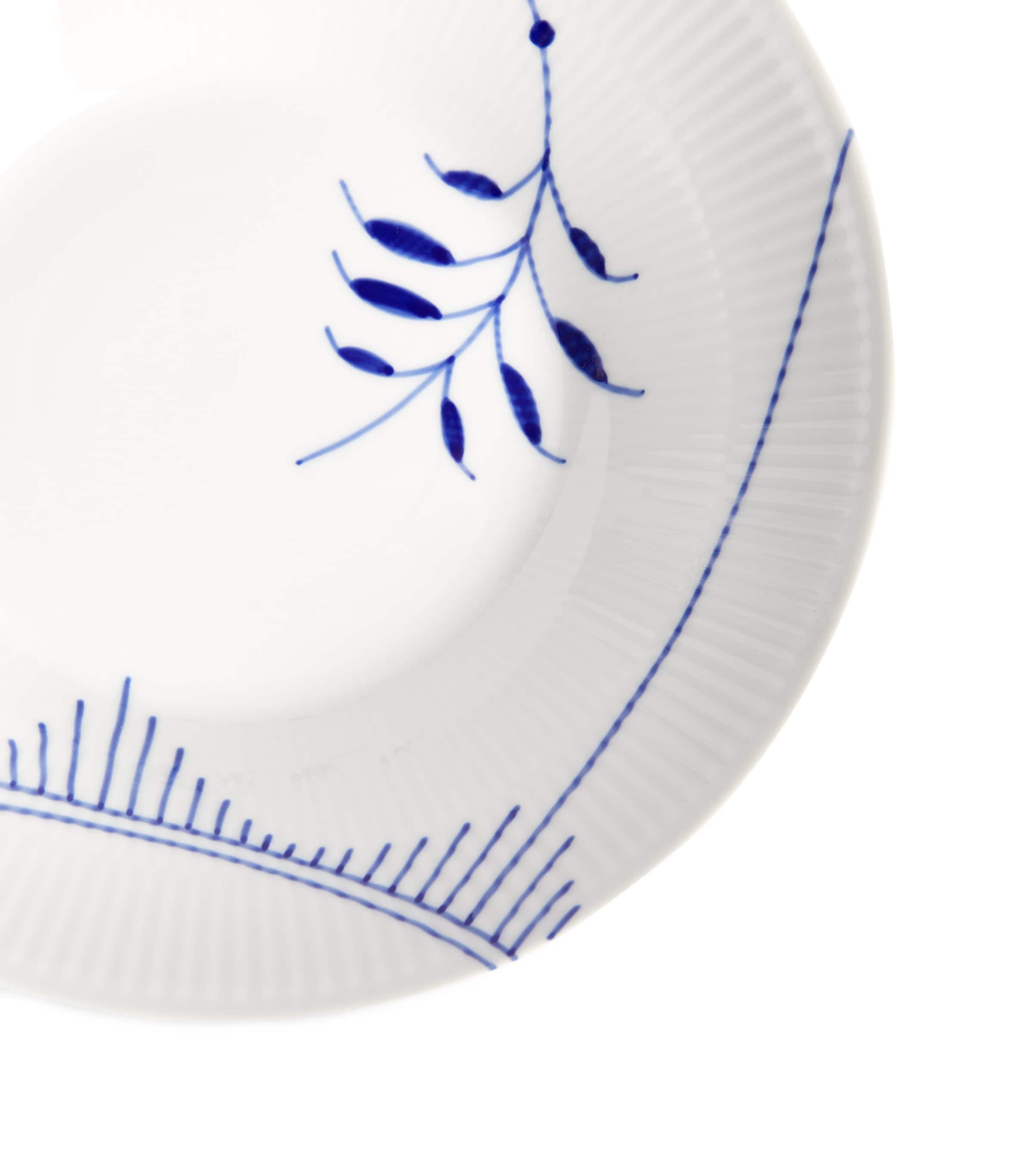 Royal Copenhagen Blue Fluted Mega dyp tallerken 24 cm, importert fra Storbritannia