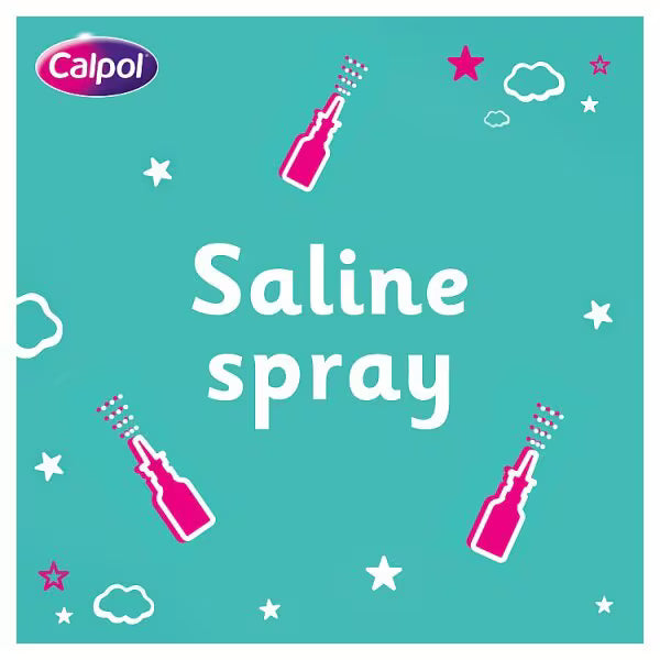 Calpol Saline Nasal Spray 15ml Bottle - British product