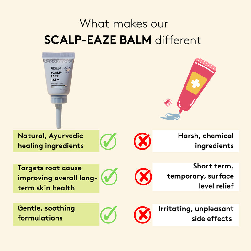 Delhicious Scalp-Eaze Soothing Scalp Balm 65ml (British brand)