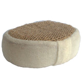 Sisal Luxury Brown Bath Sponge for Skin Exfoliation (British brand)