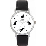 Toff London White Ladies Curious Cats watch 38mm, UK version