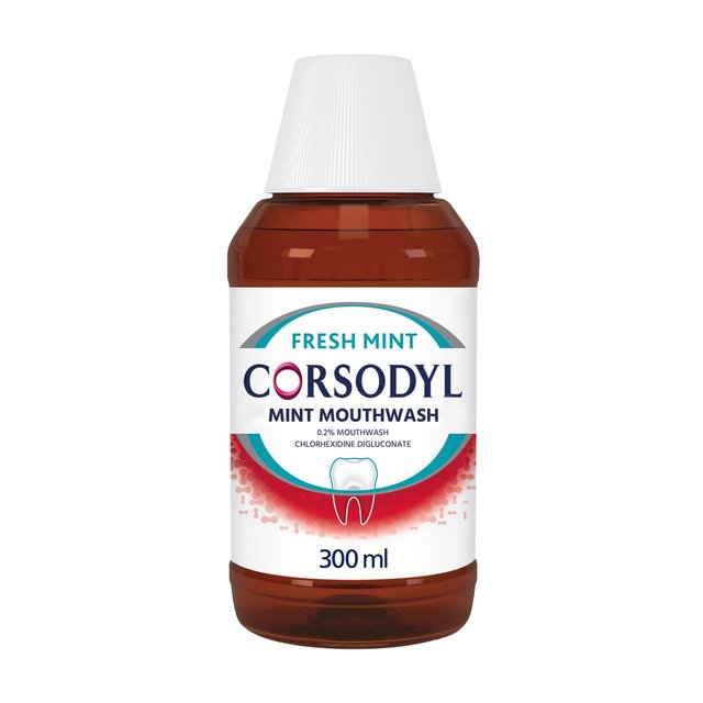 Corsodyl Gum Mouthwash Intensive Treatment For Gum Health Mint   300ml GOODS M&S   