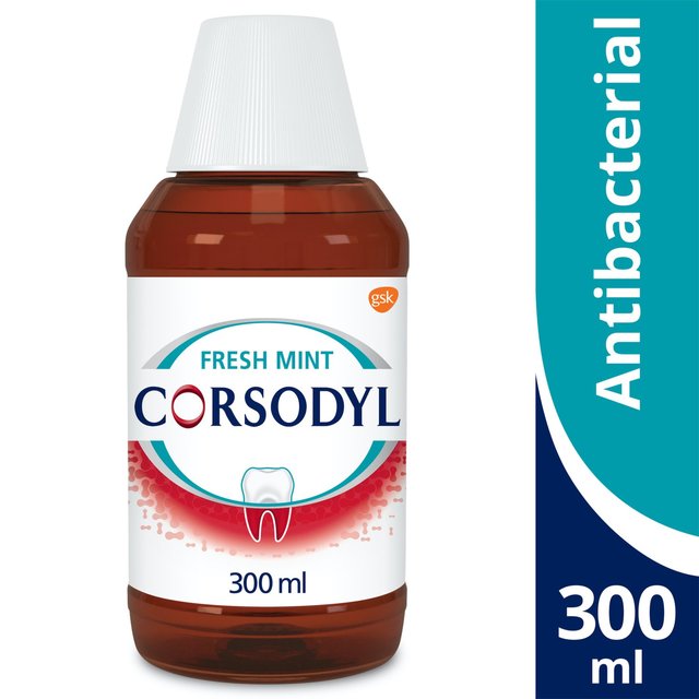 Corsodyl Gum Mouthwash Intensive Treatment For Gum Health Mint   300ml GOODS M&S   