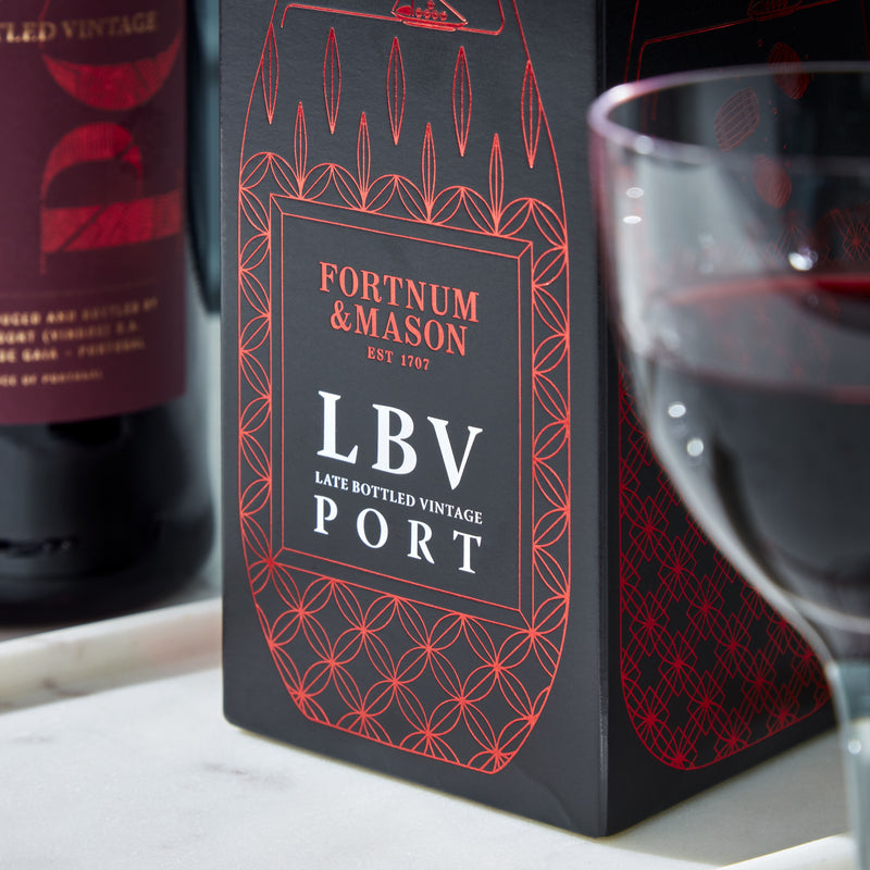 Fortnum's LBV Port by Niepoort gift box 75cl, imported from the UK