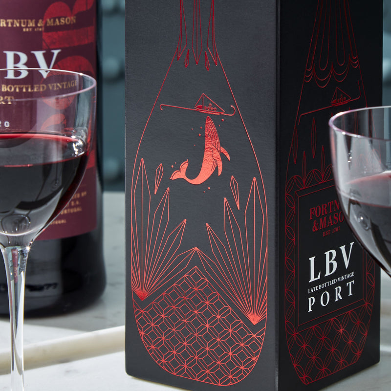 Fortnum's LBV Port by Niepoort gift box 75cl, imported from the UK
