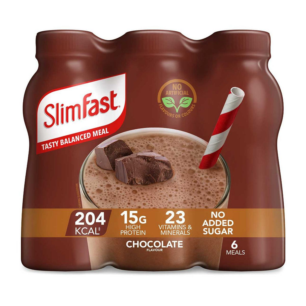 SlimFast Chocolate Flavour Shake 6 x 325ml