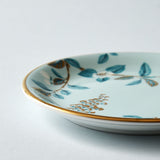 Fortnum's Camellia coaster with gold gilding, 12.6cm square - British product