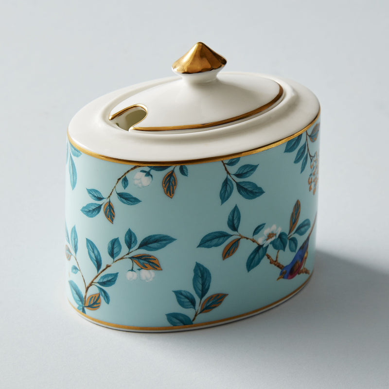 Fortnum's Camellia sugar pot, imported from the UK