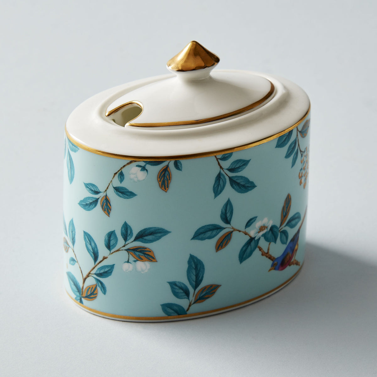 Fortnum's Camellia sugar pot, imported from the UK
