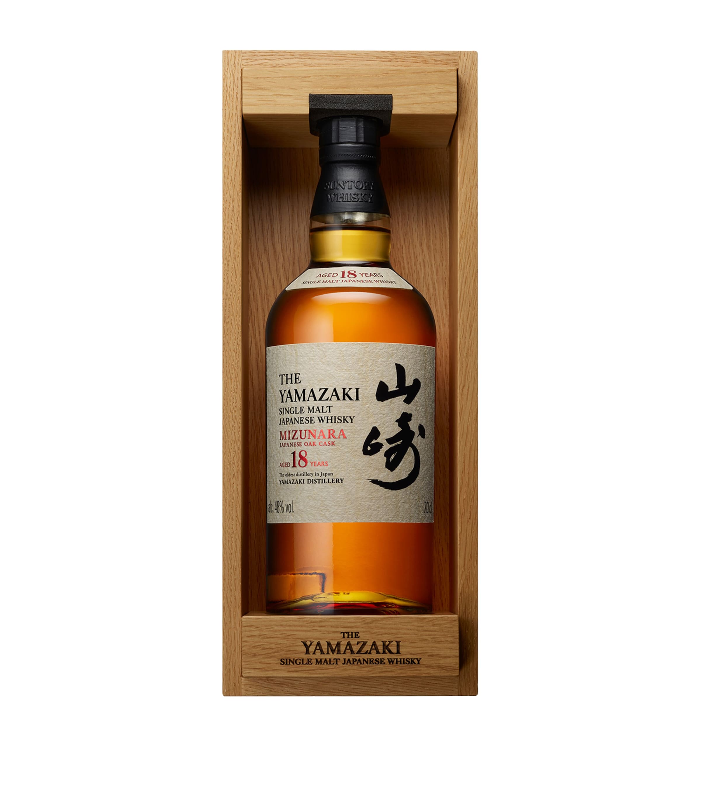 Suntory 18-year-old Mizunara single malt whisky 70cl (British brand)