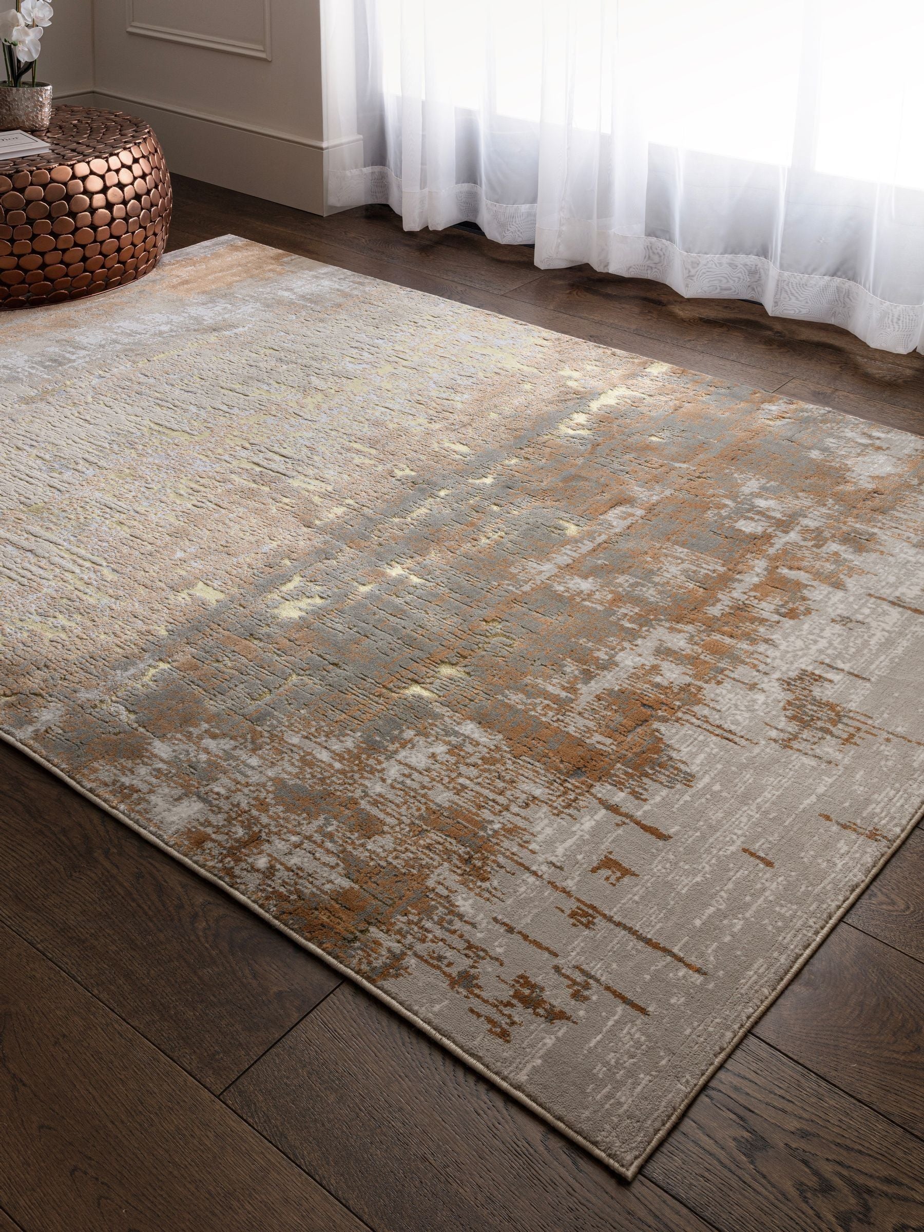 Asiatic Rugs Brown Aurora High Shine Rug
