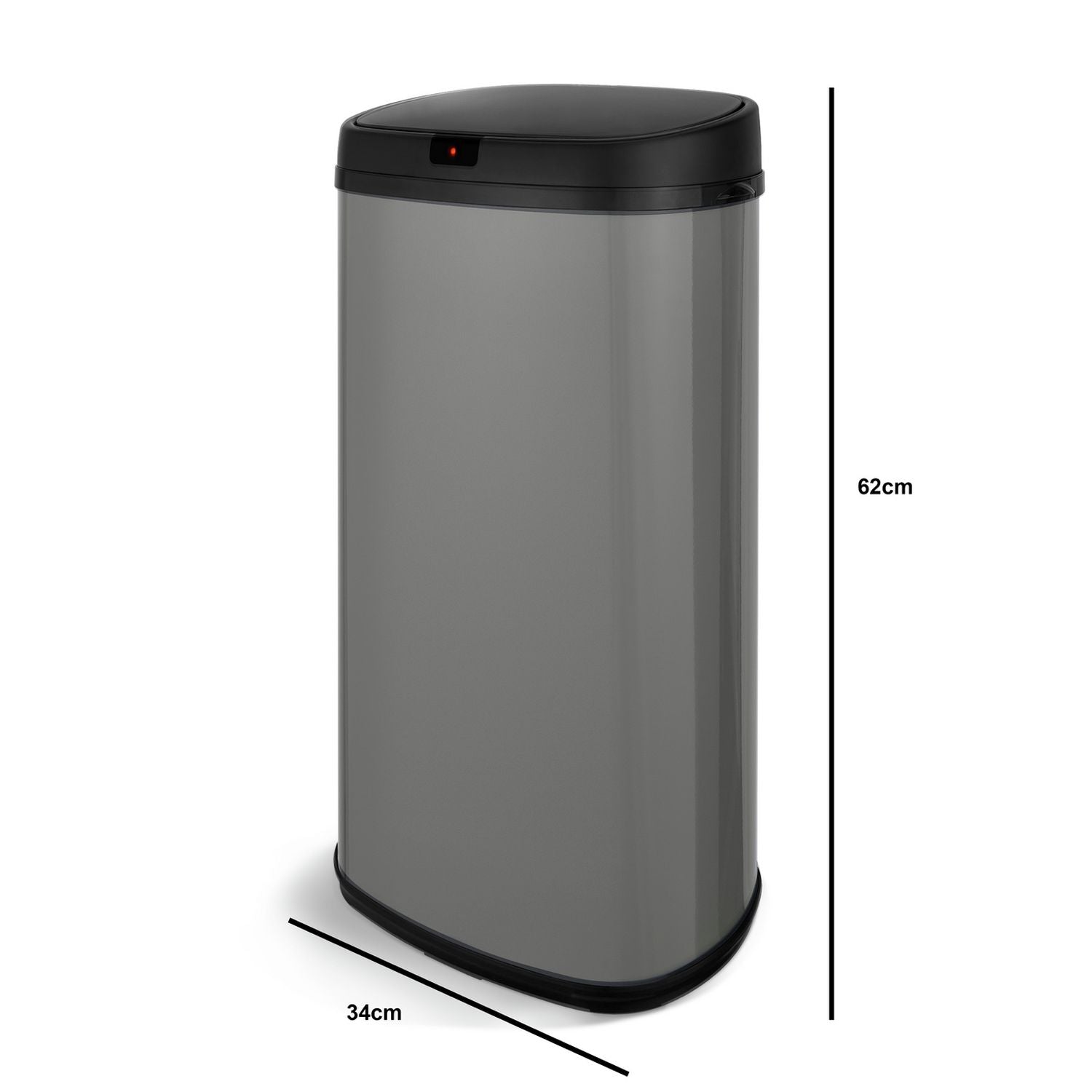 Tower sensor kitchen bin grey 42L, imported from the UK