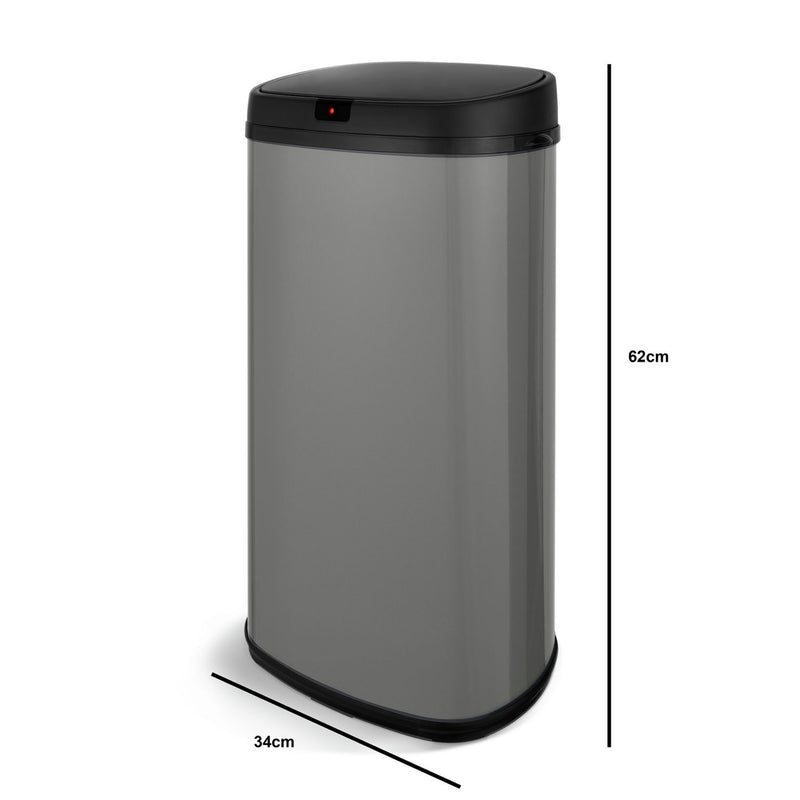 Tower sensor kitchen bin grey 42L, imported from the UK