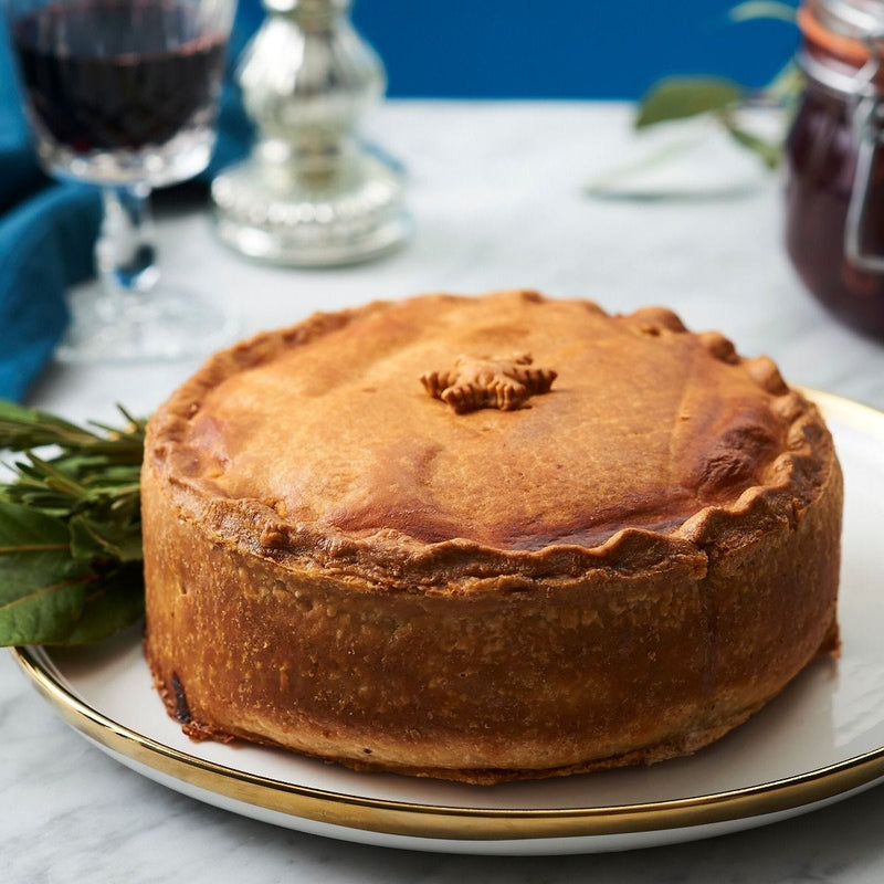 Turkey cranberry stuffing Christmas pie 1.36kg - British product