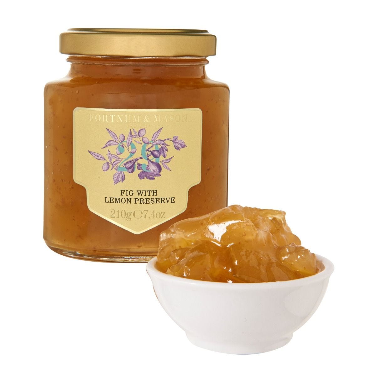 Fortnum & Mason Fig & Lemon preserve 210g, UK version