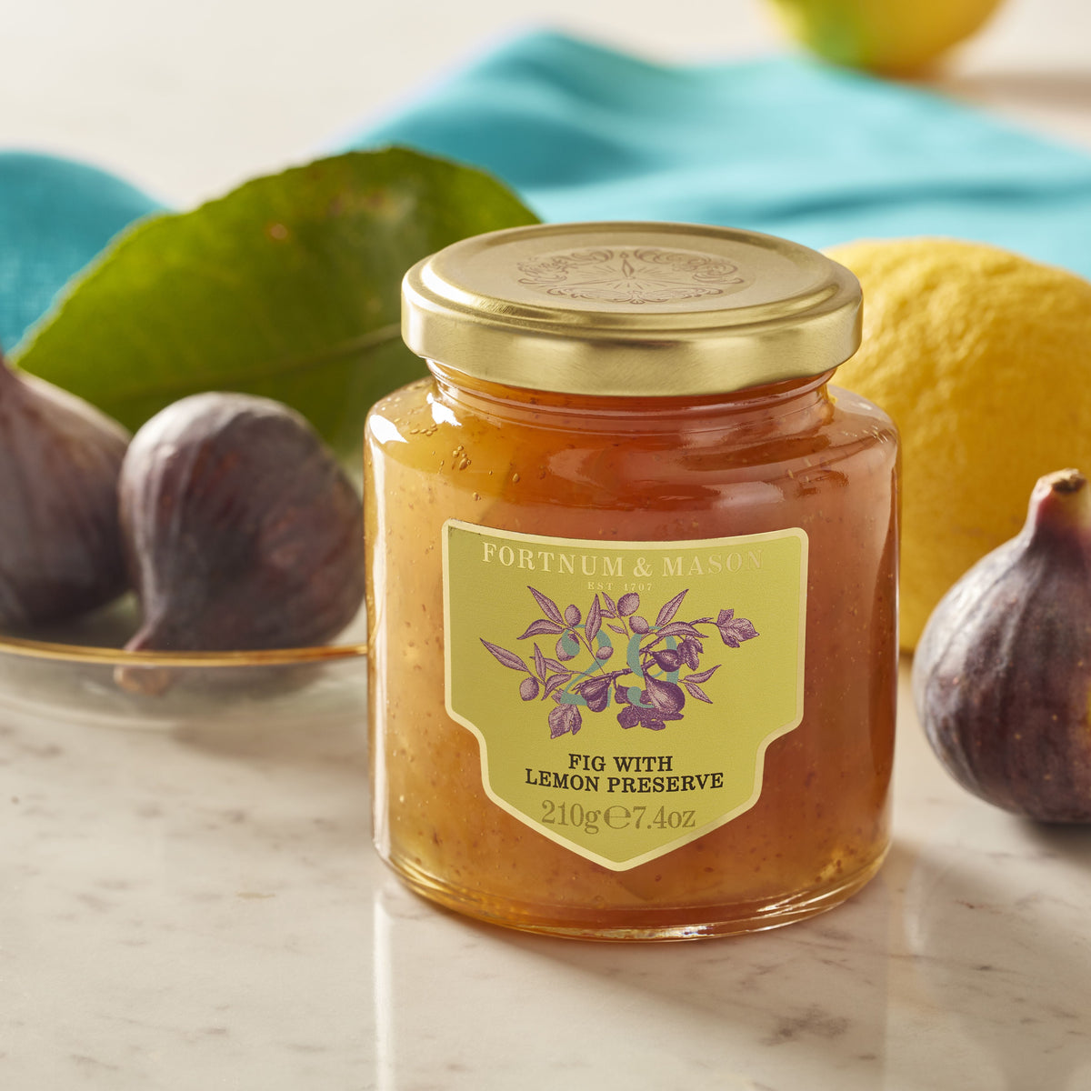 Fortnum & Mason Fig & Lemon preserve 210g, UK version