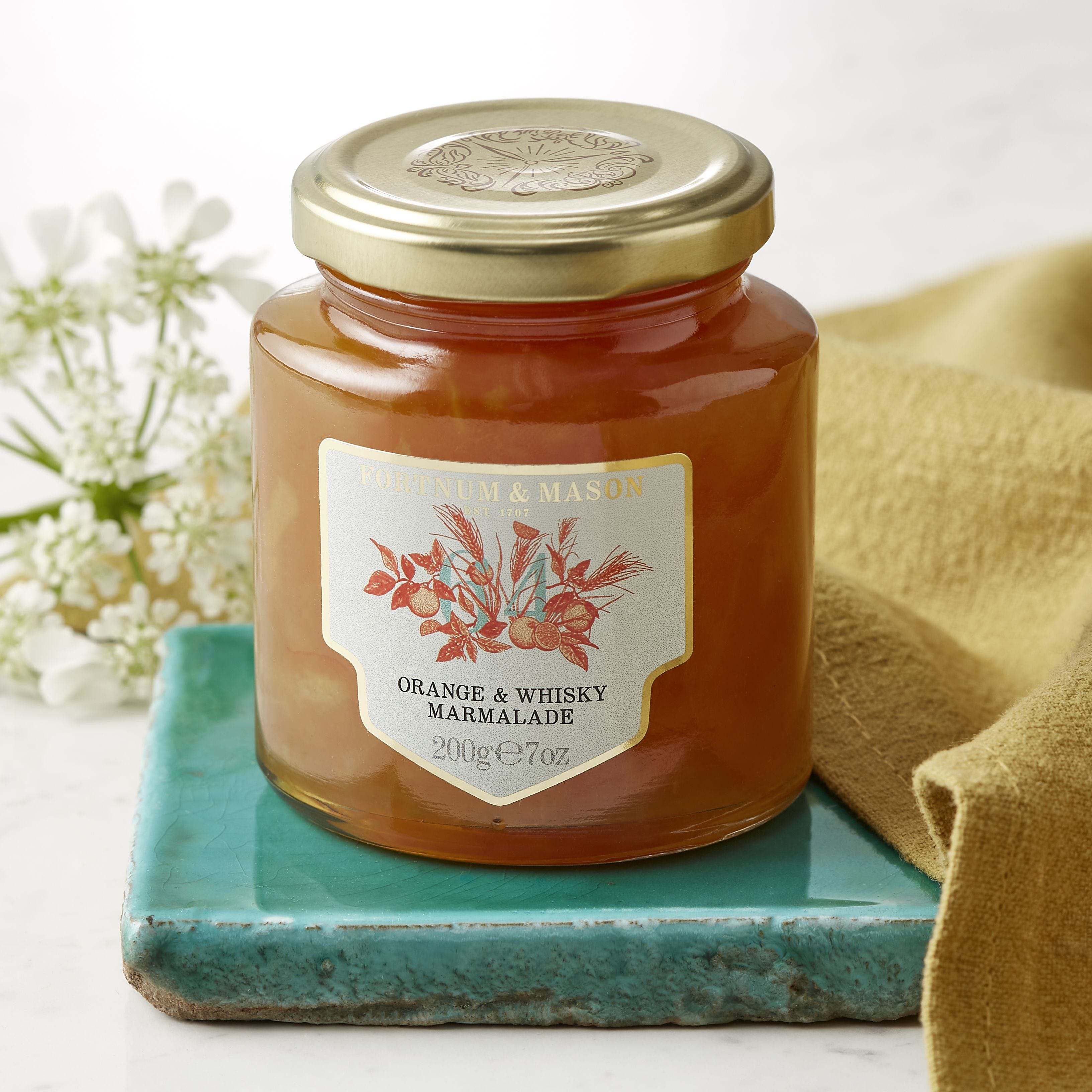 Whisky orange marmalade with ginger 200g (British brand)