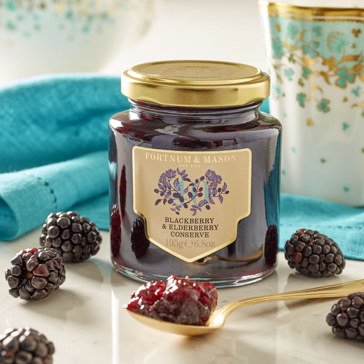 Fortnum & Mason blackberry elderberry conserve 195g (British brand)