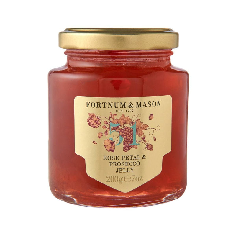 Fortnum's rose petal prosecco jelly 200g, UK version