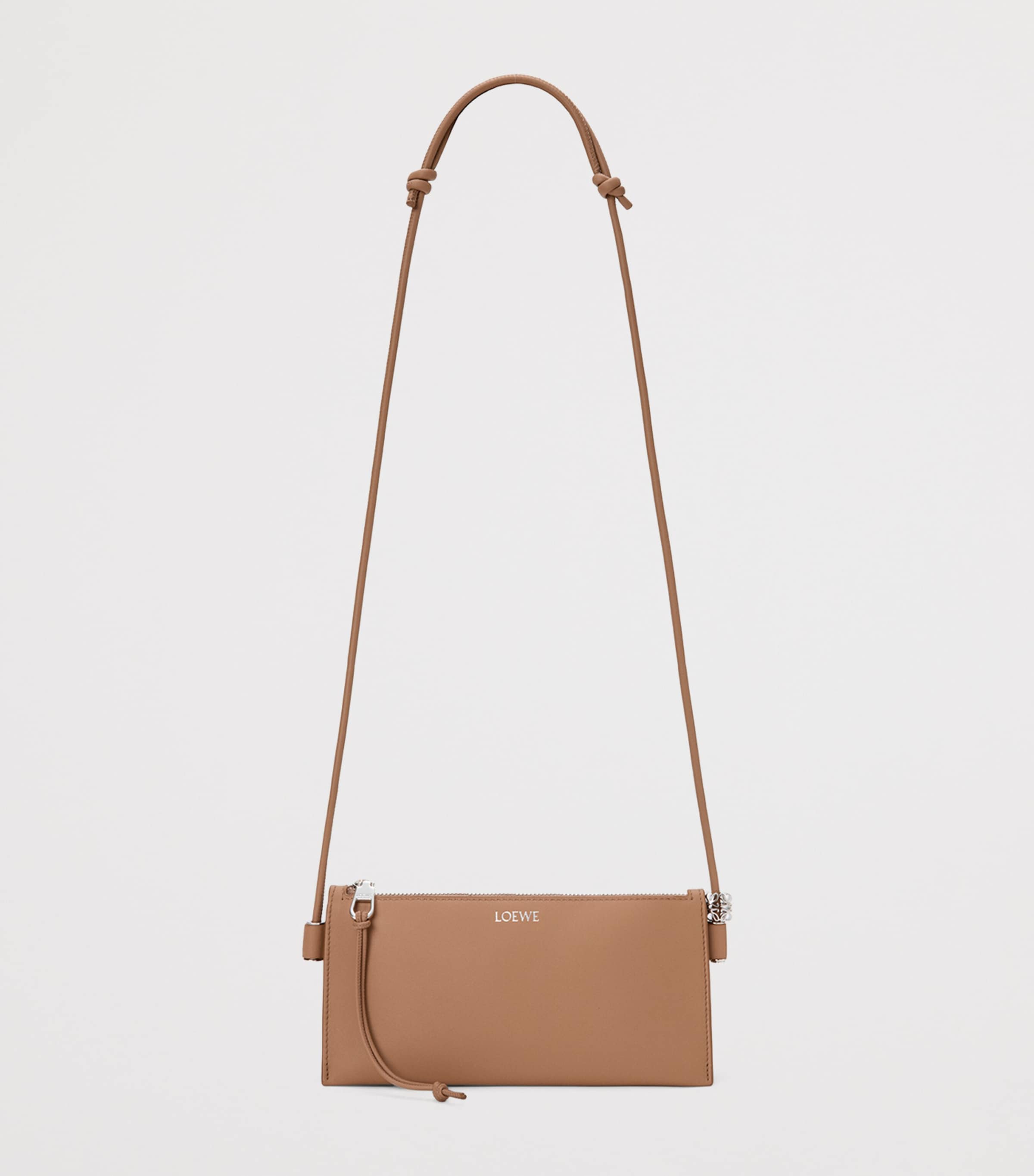 LOEWE Leather Joya pouch with adjustable strap (British brand)