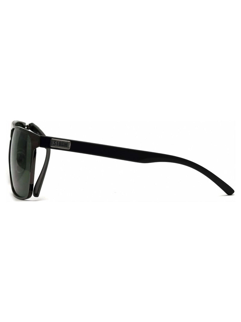 Storms Dotis gunmetal black sunglasses (British brand)