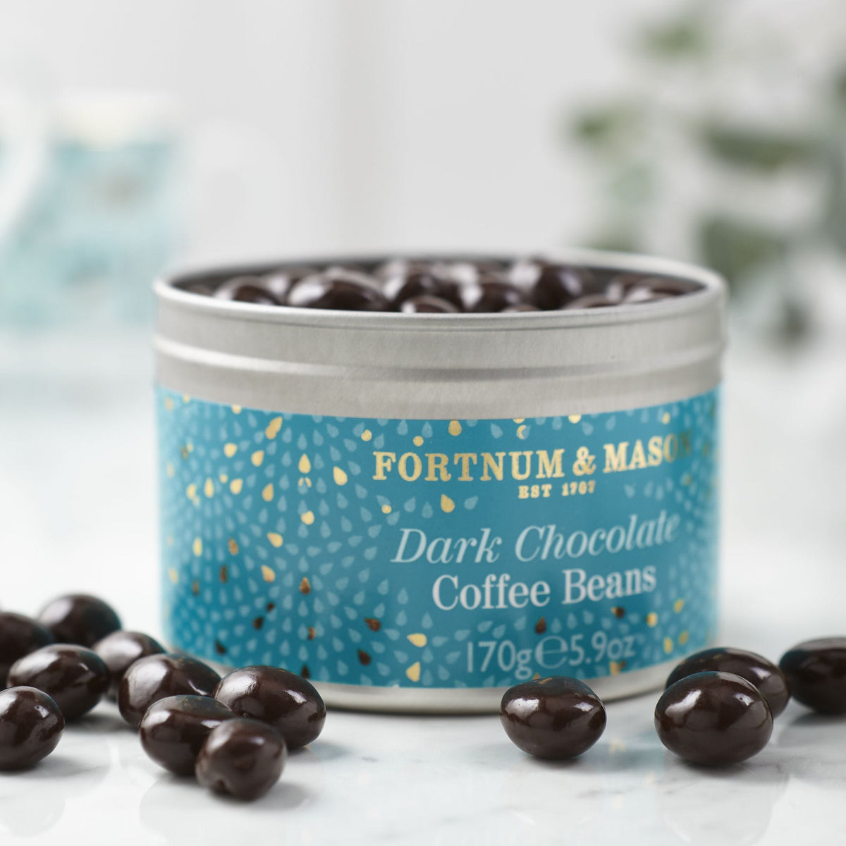 Dark chocolate covered coffee beans 170g, UK version