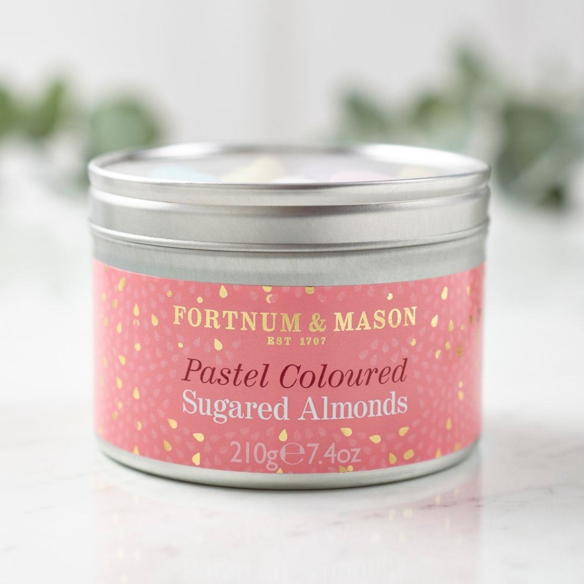 Sugared almonds in pastel colours 210g (British brand)