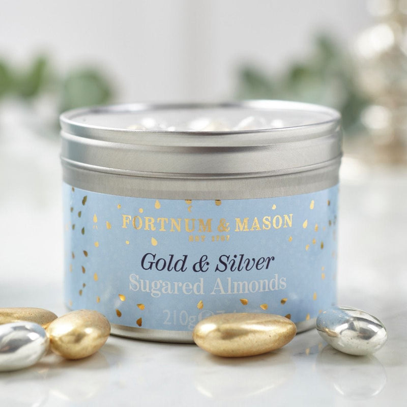 Sugared almonds in gold and silver 210g, UK version