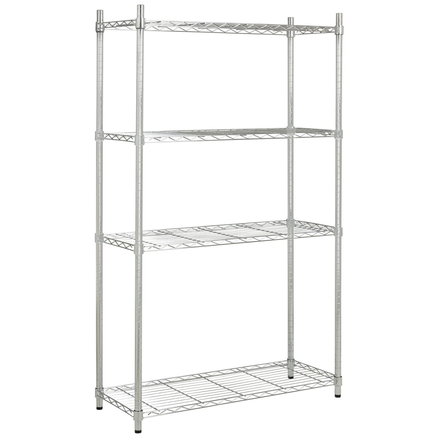 Argos Home metal shelving unit chrome 152cm - British product